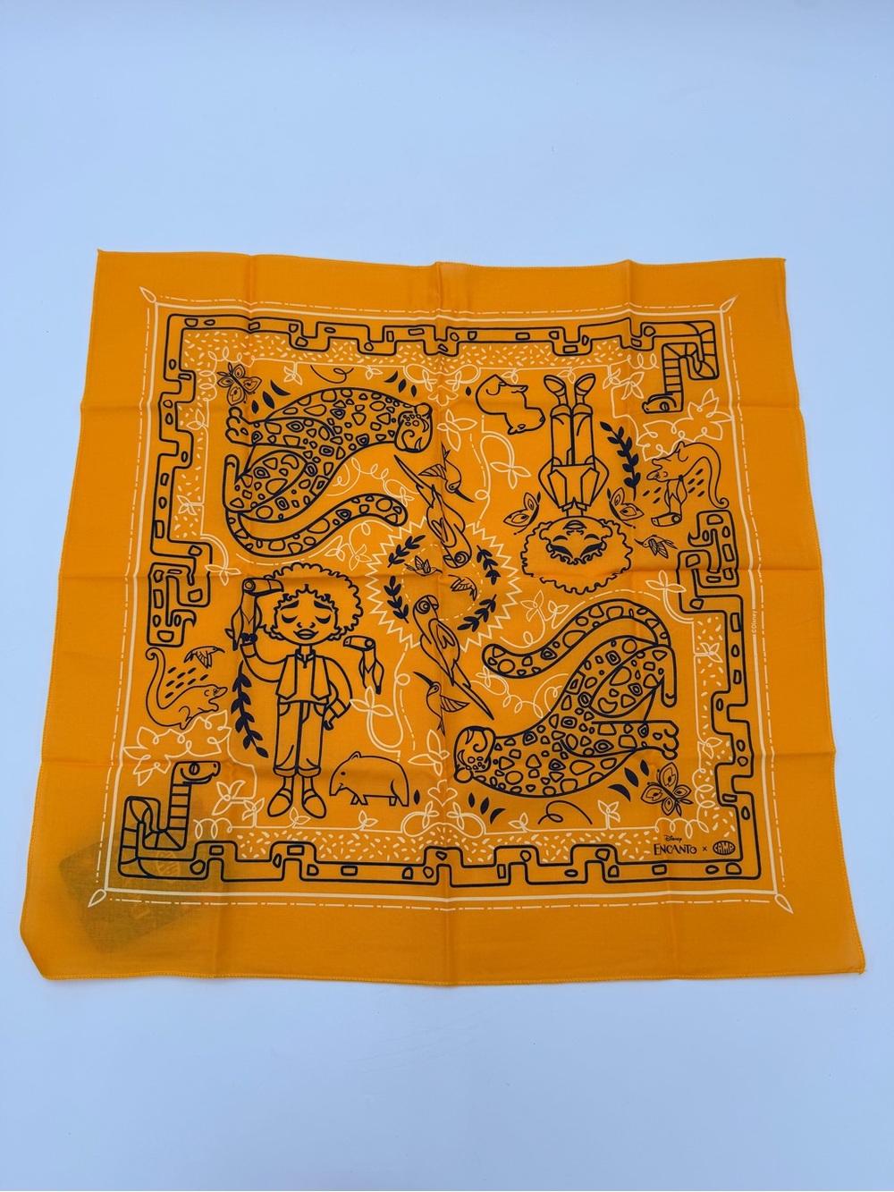 Brand new Yellow and Purple themed Bandana
